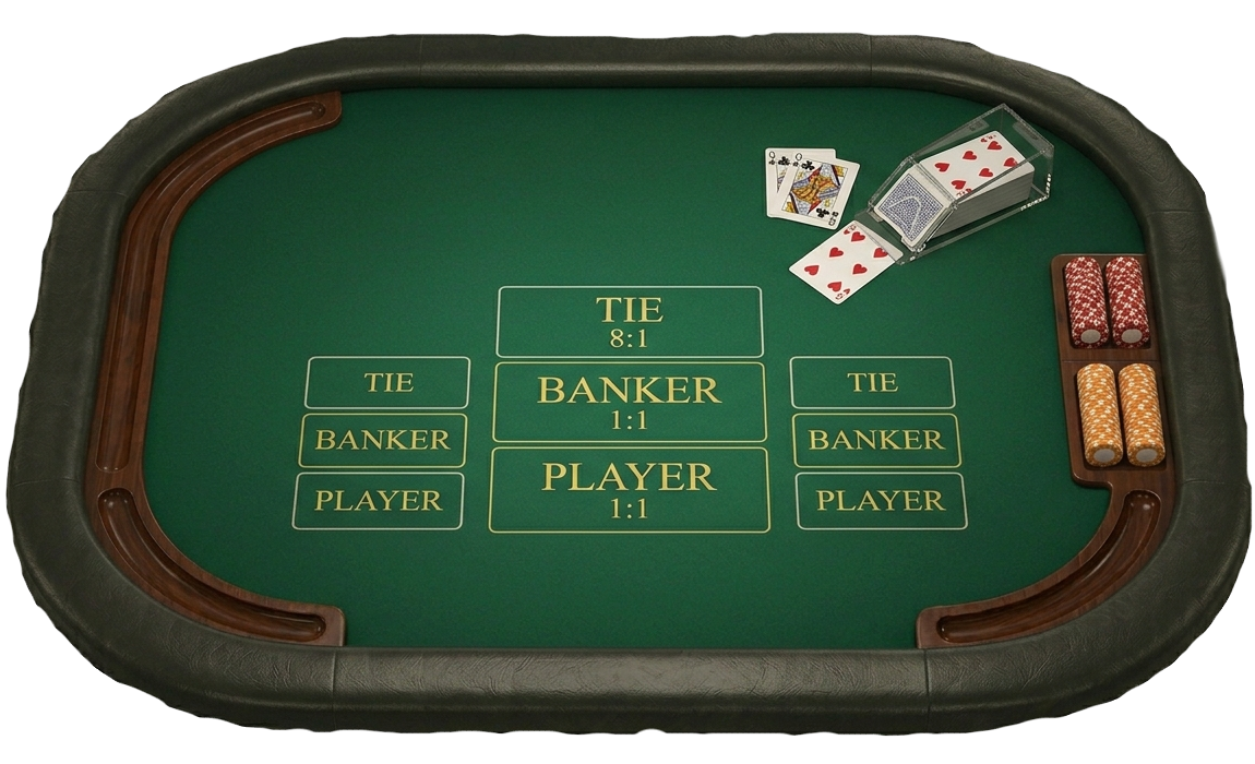 Baccarat table